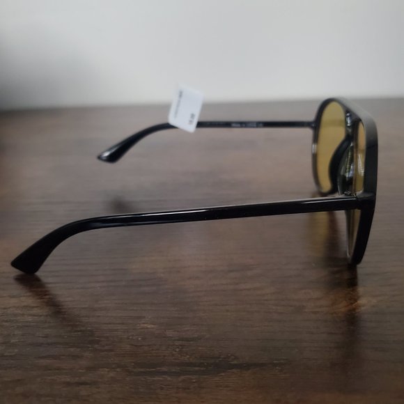 BP Yellow Aviator Sunglasses - Picture 3 of 6